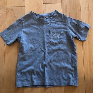 Kids’ Vineyard Vines Whale Short Sleeve Pocket Tee in Sky Blue (Size 3T)